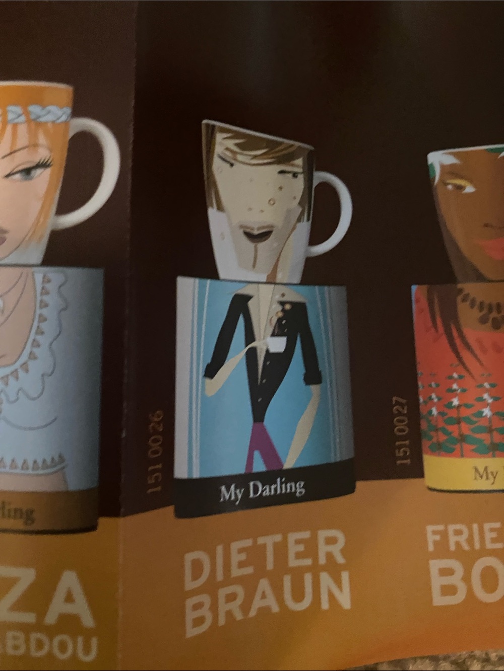 2- Ritzenhoff my darling coffee mugs  new in containers - Picture 7 of 8